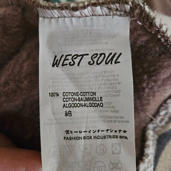 West Soul Design Factory Women's Funky 100% Cotton Jersey Jacket Size M - Picture 8 of 10